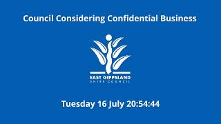 East Gippsland Shire Council Meeting  16 July 2024 [upl. by Labana]