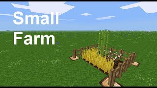 Minetest  How To Build A Small Farm [upl. by Euqor]