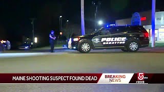 Maine shooting suspect found dead in dumpster [upl. by Macswan192]