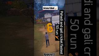 Pahadi cricket fastest 50 run crickettournament highlightspahadi [upl. by Appilihp]