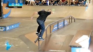 Frankie Villani  No Comply 180 Switch Fifty 180 Out in his first Tampa AM Finals Run [upl. by Belamy]