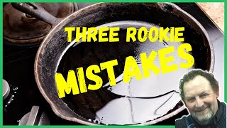 Cast Iron Skillet 101  TOP 3 MISTAKES Beginners Make [upl. by Ashley]