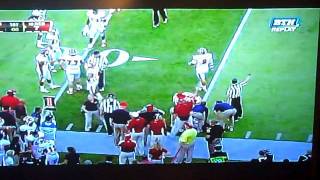 Nebraska Football  Quincy Enunwa Big Hit vs Fresno State [upl. by Paquito]