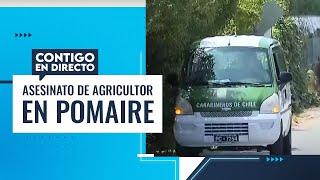 CONMOCIÓN EN POMAIRE por asesinato de agricultor que fue tomado como rehén  Contigo en Directo [upl. by Hernando200]