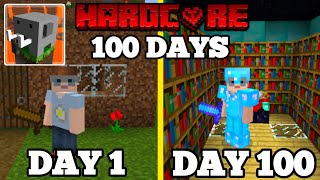 I SURVIVED 100 DAYS in Craftsman Building Craft [upl. by Joselyn]