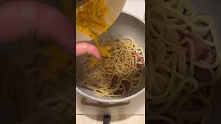 Pasta Carbonara 🍝 fyp cooking pasta [upl. by Sapowith]