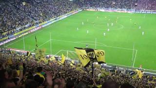 BVB 20 Bayern  Freistoßtor Nuri Sahin 03102010 Südtribüne HD [upl. by Yancy]