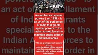 afspa1958 currentaffairs afspa upsc appsc [upl. by Publea]