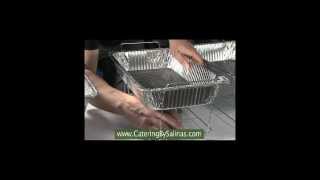 How to setup buffet racks with wicked fuel and water pan for buffet catering [upl. by Gaskin]