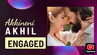 Exclusive Akkineni Akhil’s Engagement Ceremony with Zainab Ravdjee [upl. by Hannis]