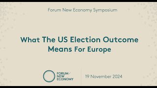 What The US Election Outcome Means For Europe [upl. by Ronda]