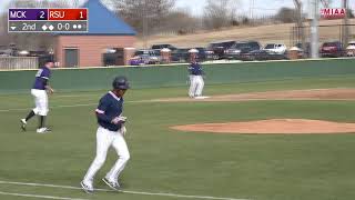 RSU Baseball vs McKendree Games 3amp4 2222020 [upl. by God]