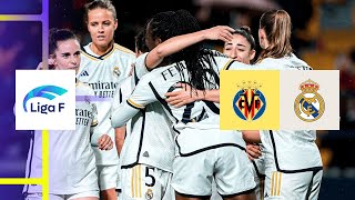 HIGHLIGHTS  Villarreal vs Real Madrid Liga F 202324 [upl. by Rana97]