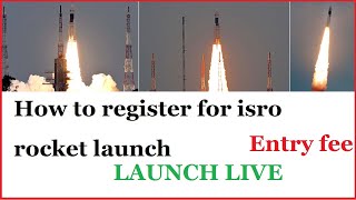 How to Register for ISRO Rocket live Launch space gallery museum [upl. by Yanarp570]