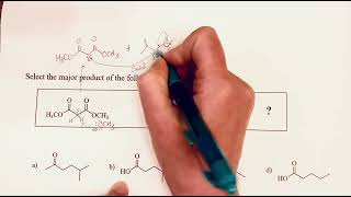 Malonic Ester synthesis example [upl. by Keary404]