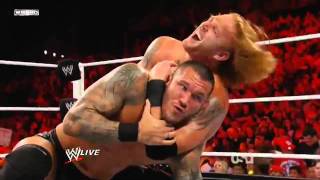 WWE Raw  Randy Orton vs Heath Slater [upl. by Yelnik513]