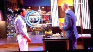 Bastianich e il Pan di Spagna di Michele Guida Progettile Litale  Masterchef Italia 3 [upl. by Allain]