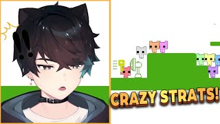 Sykkuno unleashes crazy strats to help his friends win a level in Pico Park 2 [upl. by Melonie]