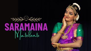 Saramaina  Bharathanatyam  Lekha Prasad [upl. by Piane974]