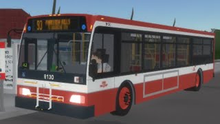 TTC  2010 Orion VII NG Diesel 8130 Route 93 Parkview Hills to Woodbine Station [upl. by Teresina]