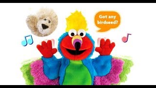 BIRDS THE WORD ELMO DANCING DOLL CHILDRENS SONG FUN DANCE by LuckyLionBear [upl. by Elrahc]