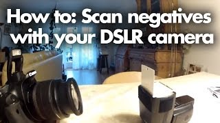 How to Scan negatives with your DSLR camera [upl. by Colene]