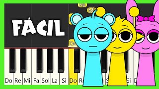 INCREDIBOX  SPRUNKI  TUTORIAL DE PIANO FÁCIL [upl. by Ydissahc]