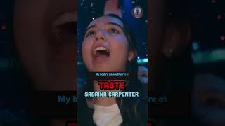 Taste  Sabrina Carpenter shorts shortsvideo viralvideo viralshorts tastechallenge [upl. by Harcourt]