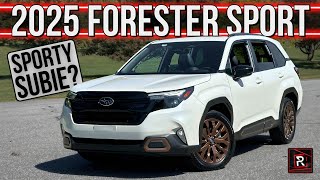 The 2025 Subaru Forester Sport Is A Safe Choice For An Outdoorsy Family SUV [upl. by Ahsoem]