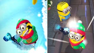 Holiday Bob Minion Smash Frozen Objects at The Arctic Base amp Freedonia  Despicable Me Minion Rush [upl. by Nalloh537]