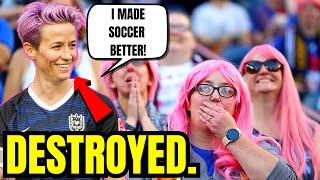 Megan Rapinoe CRINGE Soccer Fans DESTROY HER Headed Into Last Seattle NWSL Home Game [upl. by Dnalon171]