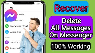 Latest 2024 How To Recover Deleted All Messages On Messenger [upl. by Alial]