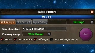 New Battle Support System  Dekaron Action 23  Afk Farming [upl. by Gabriel]