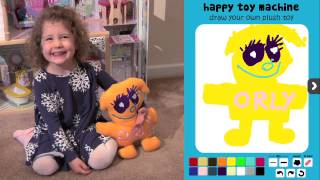 Draw Your Own Plush Toy  crowdfunding campaign from Happy Toy Machine [upl. by Ewens]