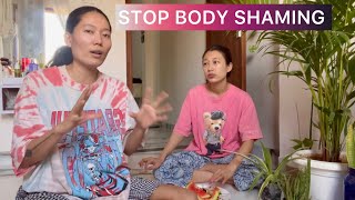 STOP BODY SHAMING HER KINA YESTO NEGATIVITY [upl. by Noraf508]