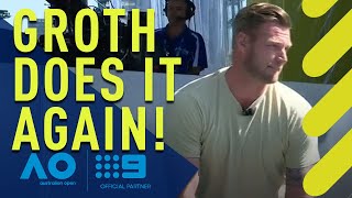 Sam Groth does it again  Australian Open  Wide World of Sports [upl. by Antrim]