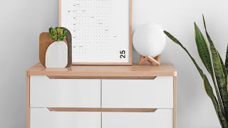 A Kickstarter Project We Love The Minimalists Wall Calendar Visualize Your 2025 [upl. by Accebor526]