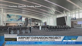 Concourse A expansion debuts at CLT airport [upl. by Odnumyar173]