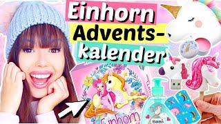 Was ist alles im EINHORN Adventskalender 🦄  ViktoriaSarina [upl. by Gaige440]