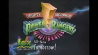 199511  Fox Kids  Mighty Morphin  quotChanging of the Zords 2quot original promo unfiltered Goldar [upl. by Atiragram]