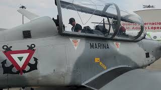 Aviones T6C Texan II de la AARM en Aeroexpo 2024 [upl. by Charline67]