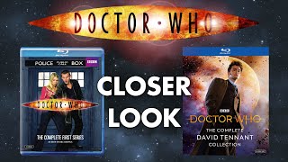 Closer Look  Doctor Who Complete Christopher Eccleston amp David Tennant Blu ray Collections [upl. by Saree]