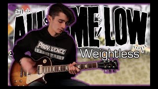 All Time Low  Weightless Guitar amp Bass Cover w Tabs [upl. by Noiek514]