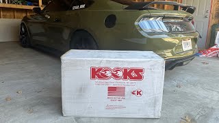 JUST DELIVERED KOOKS 178th HEADERS FOR MY MUSTANG GT [upl. by Rayshell]