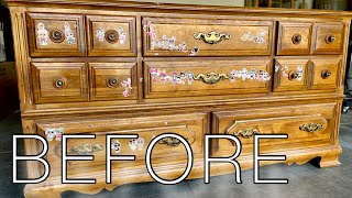 DRESSER MAKEOVER  OMG it’s so pretty 😍 [upl. by Norret522]