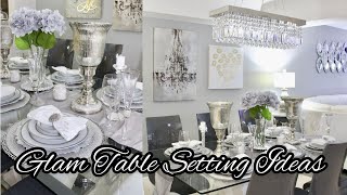 GLAM TABLESCAPE DINING ROOM DECORATING IDEAS COLLAB WITH HOME BODY WITH FORLISA [upl. by Calen]