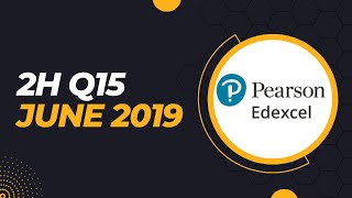 Edexcel 2H June 2019 Q15 Rearranging Formula [upl. by Tterej910]