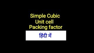 Simple cubic unit cell [upl. by Lessard473]