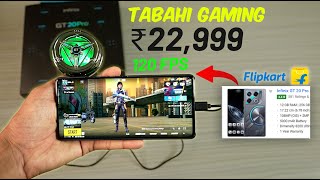 Infinix GT 20 Pro Flipkart Unit Unboxing amp BGMI Test  120Fps Gaming and Battery Drain Test [upl. by Maurine]