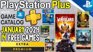 BIG PS PLUS UPDATE 14 PS ExtraPremium JANUARY Games  Kinda Bad PlayStation Plus 2024 Games [upl. by Spevek]